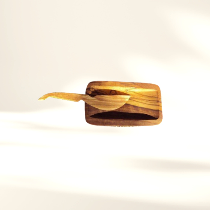 Butterdose mit Messer