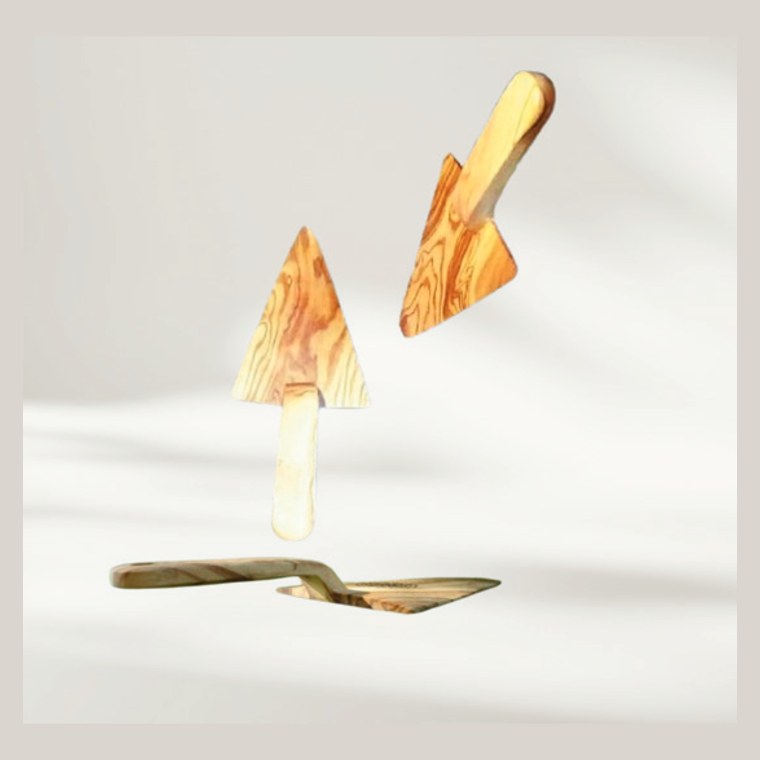 Espátula para pizza de olivo