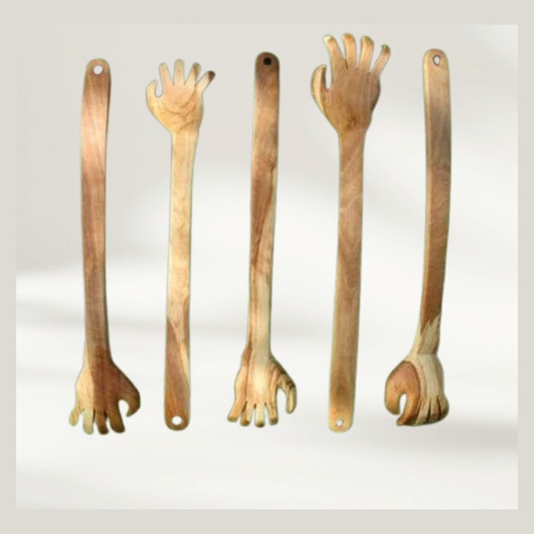 Rückenkratzer aus Holz